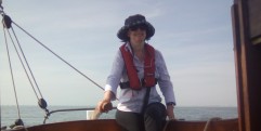 Sailing Nancy Balckett - Sophie Neville at the helm - photo Judy Taylor (1)